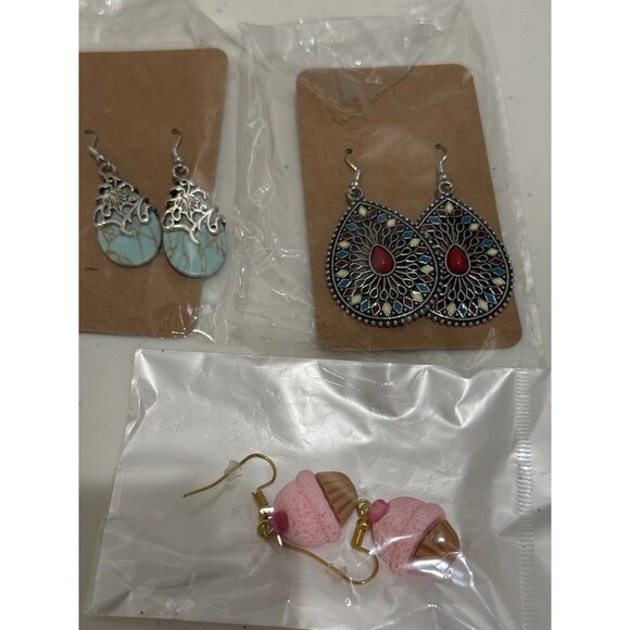 Boho Earrings 3 Pair New - Picture 1 of 5